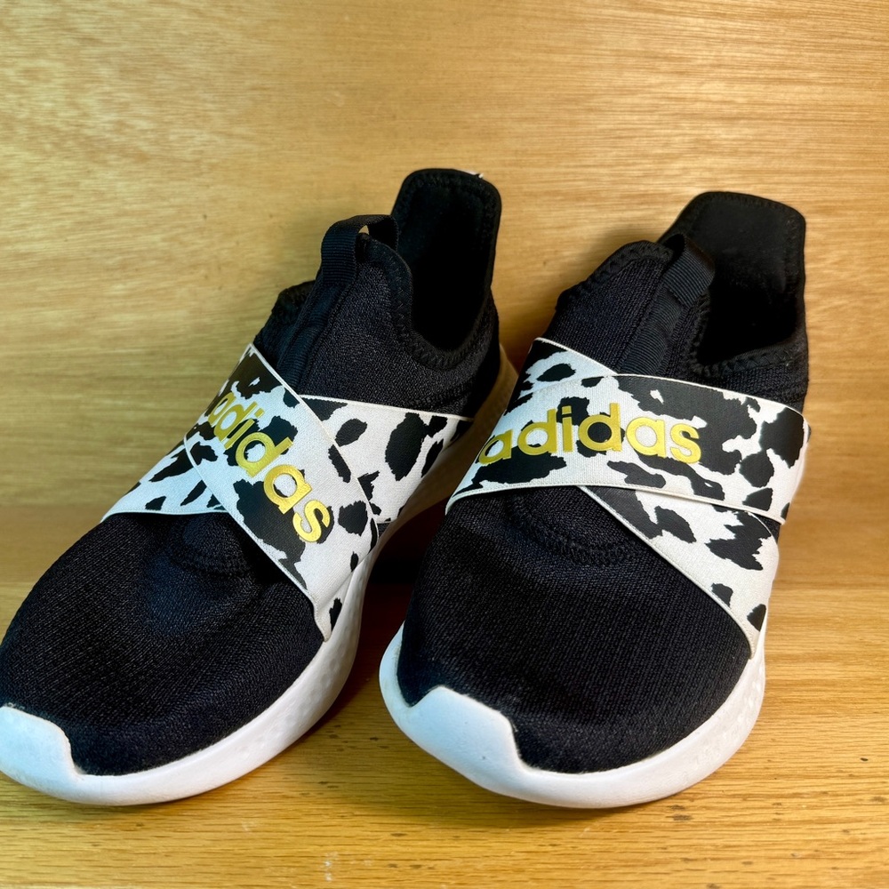 ADIDAS Puremotion Adapt Black Cow Wrap SHOES - CW5763 -Sz 8.5 -Cloudfoam Comfort